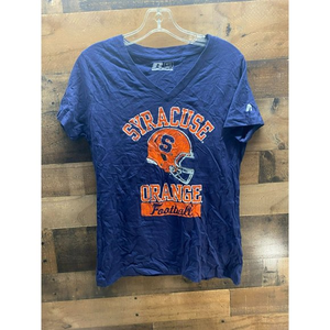 Russell Women's Syracuse Orange Football V-Neck T-Shirt Size‎ Medium